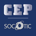 image logo CEP-SOCOTIC creation, design, impression, production 