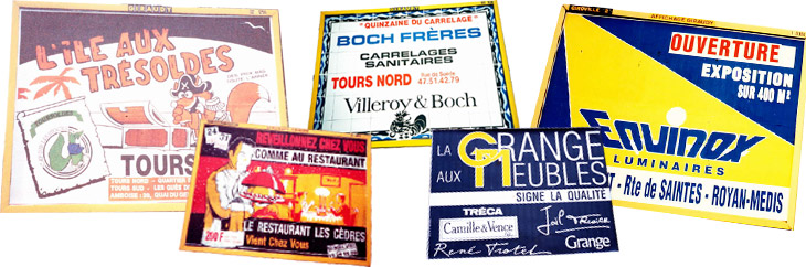 Quelques créations de CEP dans les années 1990, Toursoldes, La Grange aux Meubles Equinox, restaurant Les Cèdres Villeroy et Boch