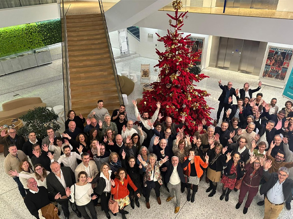 Eric SCICLUNA dirigeant CEP-SOCOTIC présent à la soirée de Noël CPME 44   | Actu CEP-SOCOTIC