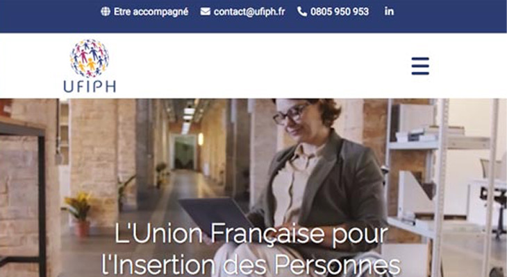 un nouveau site web pour l'UFIPH L'Union Française pour l'Insertion des Personnes Handicapées