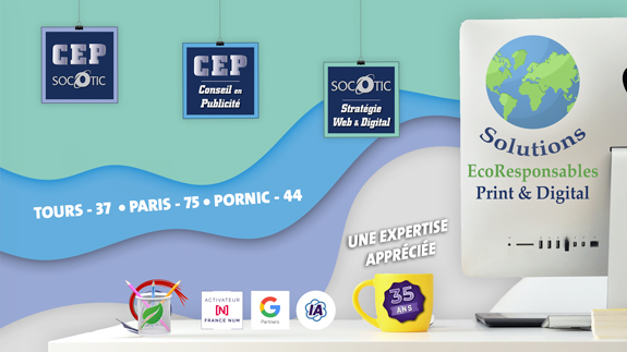 image CEP-SOCOTIC agence communication et publicité avec 35 ans d'expertise sur Tours à 1 heure de Paris solutions ecoresponsables web print digital